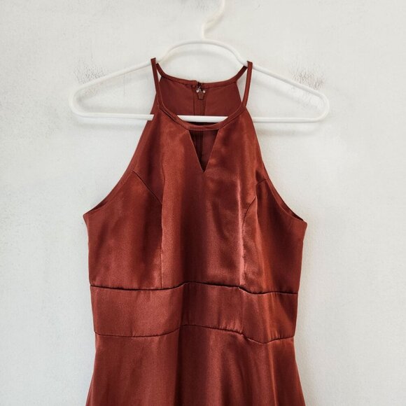 Galina Signature Junior Bridesmaids Dress Cinnamon Orange JB9955 Girls 6 - Picture 4 of 10